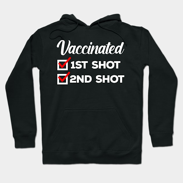 Vaccinated Hoodie by livania